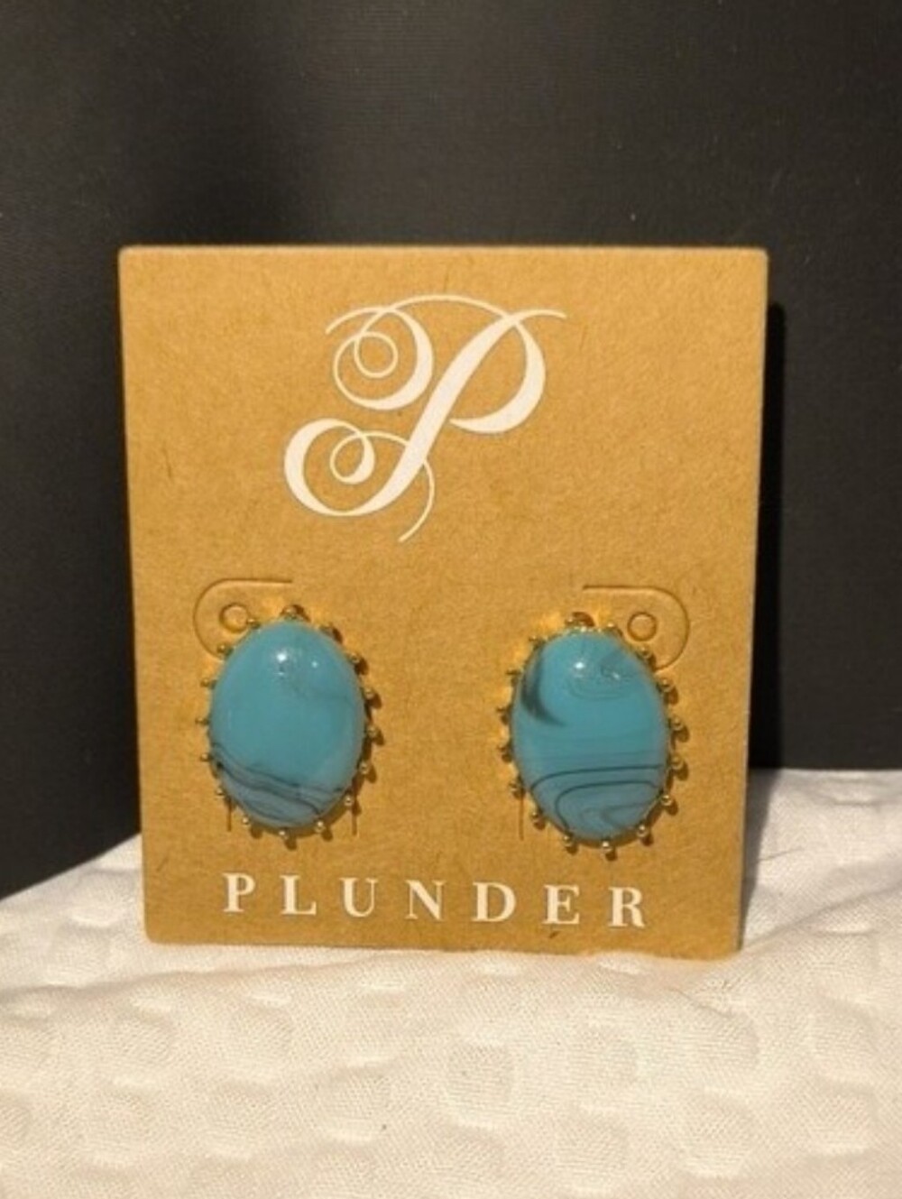 Plunder Stud Earrings, NIP